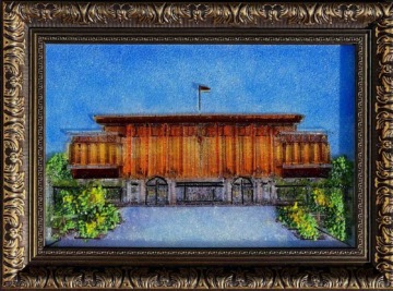 Картина из стекла «Дворец Независимости»
