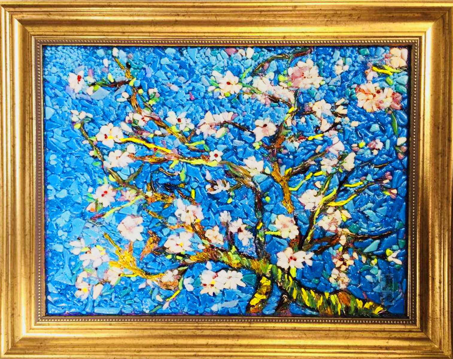 Винсент Ван Гог — Цветущие ветки миндаля