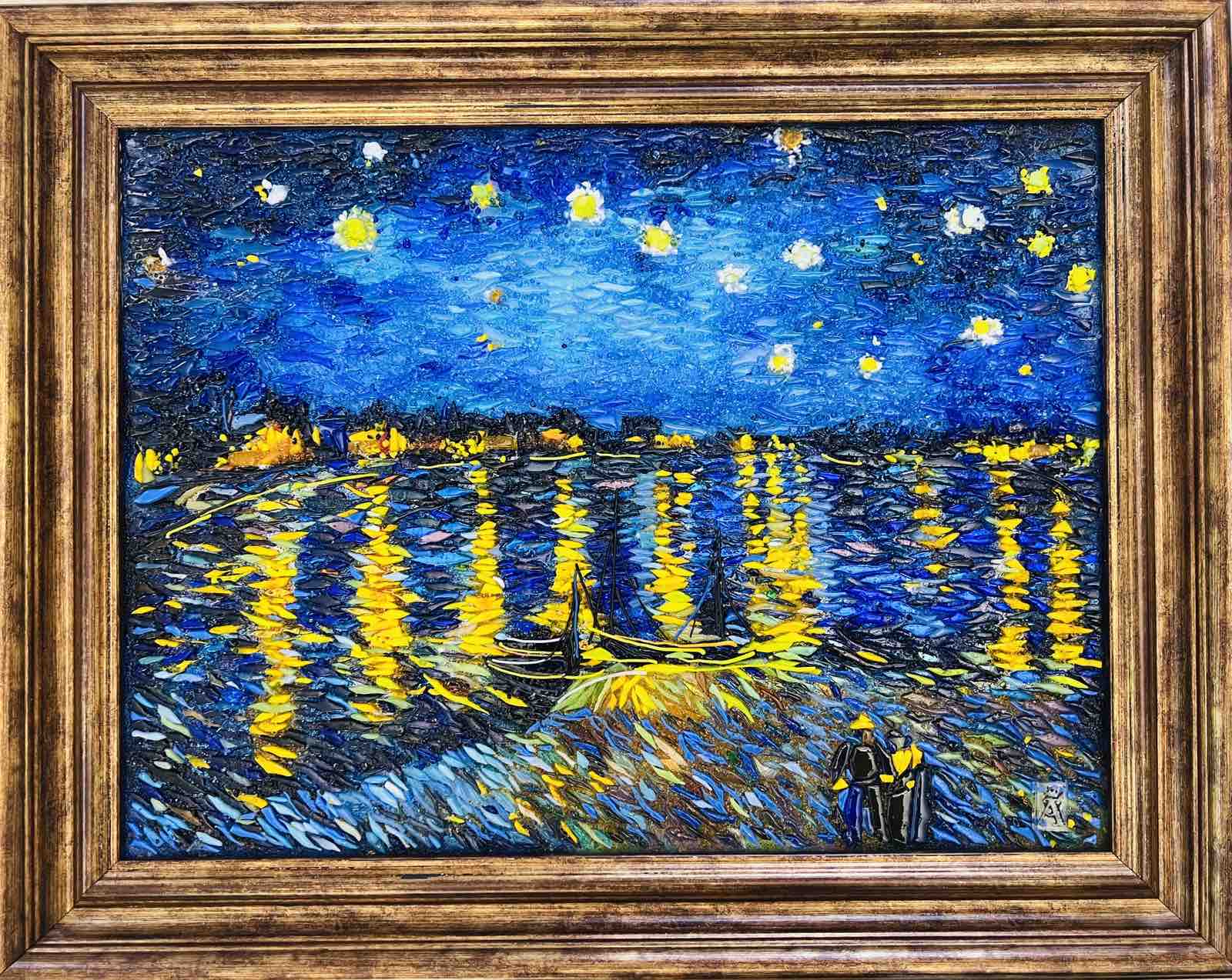 Винсент Ван Гог «Звездная ночь над Роной».