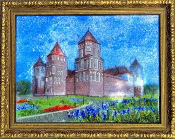 Пейзаж из стекла «Мирский замок»