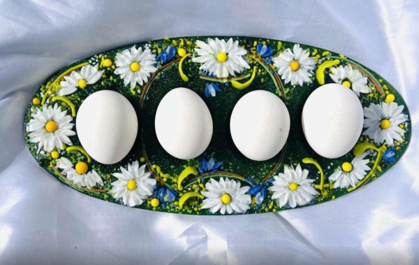 Овальное блюдо для яиц «Купалье»